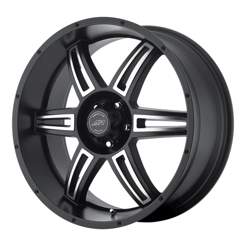 American Racing AR890 Satin Black Machined 16x8 +30 5x114.3mm 72.6mm - WheelWiz