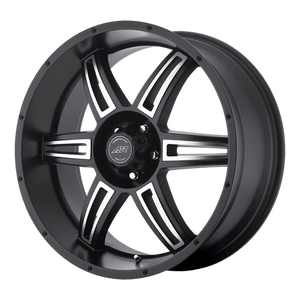 American Racing AR890 Satin Black Machined 16x8 +30 5x114.3mm 72.6mm - WheelWiz