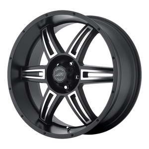 American Racing AR890 Satin Black Machined 20x8.5 00 5x139.7mm 108mm - WheelWiz