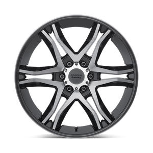 American Racing AR893 MAINLINE Gloss Black Machined 18x8.5 +12 6x135mm 87.1mm - WheelWiz