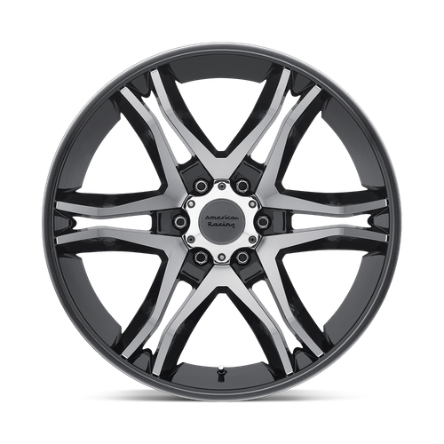 American Racing AR893 MAINLINE Gloss Black Machined 18x8.5 +30 5x114.3mm 72.6mm