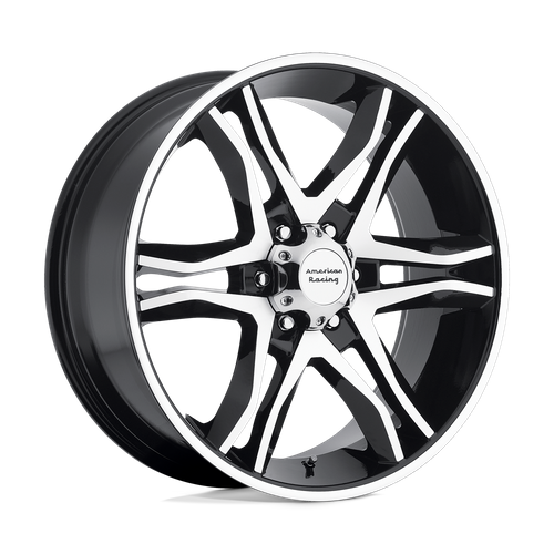 American Racing AR893 MAINLINE Gloss Black Machined 20x8.5 +35 5x114.3mm 72.6mm
