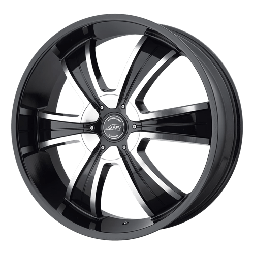 American Racing AR894 Gloss Black Machined 18x8 +15 5x115|5x120mm 74.1mm