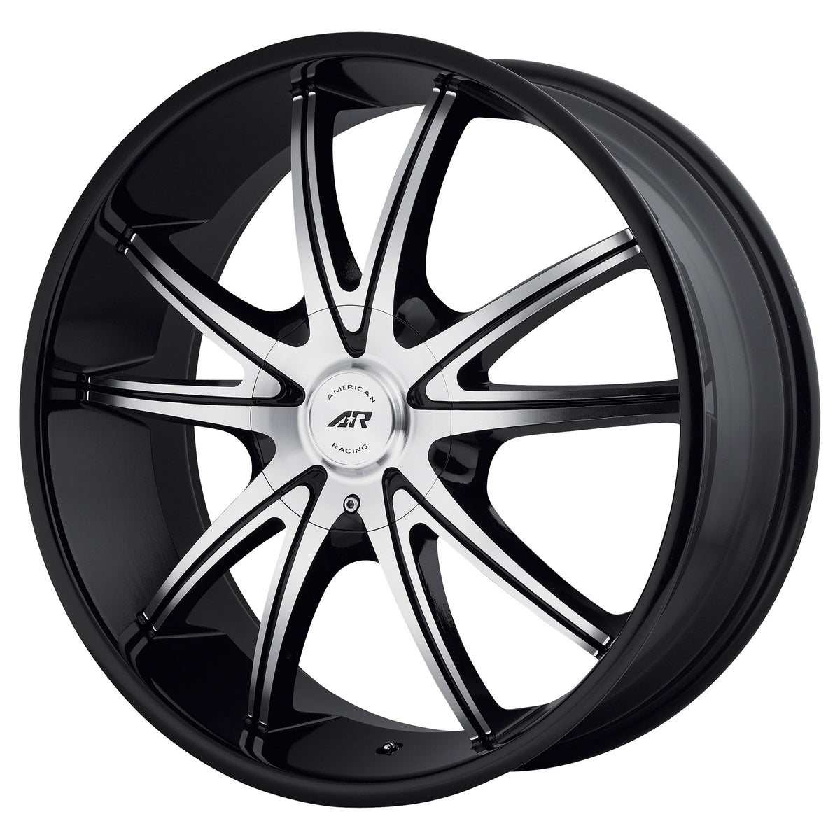 American Racing AR897 Gloss Black Machined 22x9 +38 5x114.3|5x120mm 74.1mm