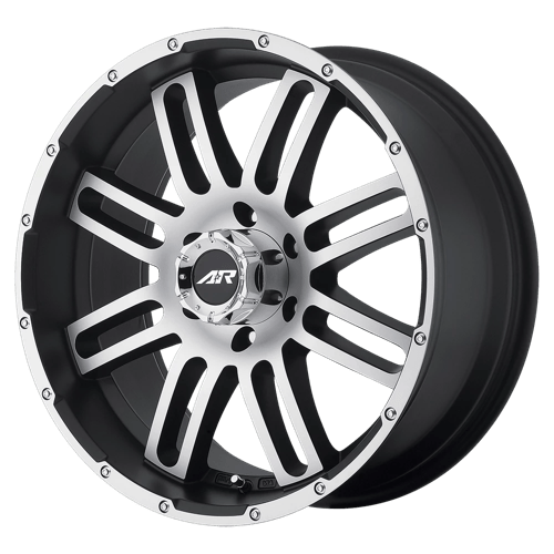 American Racing AR901 Satin Black Machined 20x9 +20 6x139.7mm 108mm - Wheelwiz