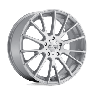 American Racing AR904 Silver Machined 17x7 +40 5x114.3mm 72.6mm - Wheelwiz