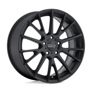 American Racing AR904 Satin Black 18x8 +45 5x112mm 72.6mm - WheelWiz