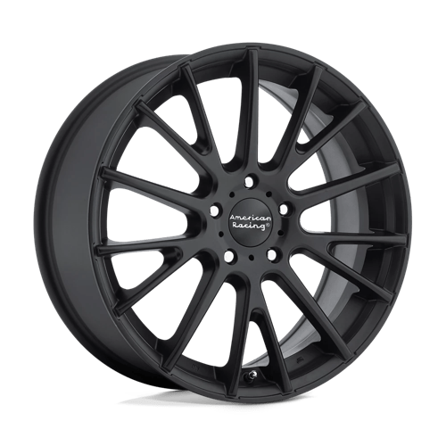 American Racing AR904 Satin Black 19x8 +45 5x120mm 74.1mm - WheelWiz