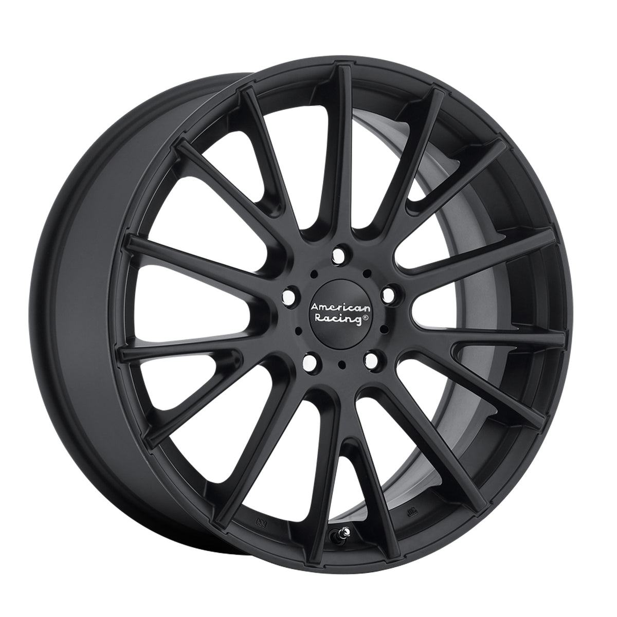 American Racing AR904 Satin Black 19x8 +45 5x120mm 74.1mm - Wheelwiz