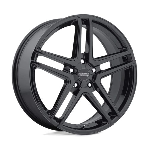 American Racing AR907 Gloss Black 18x8 +40 5x112mm 72.6mm