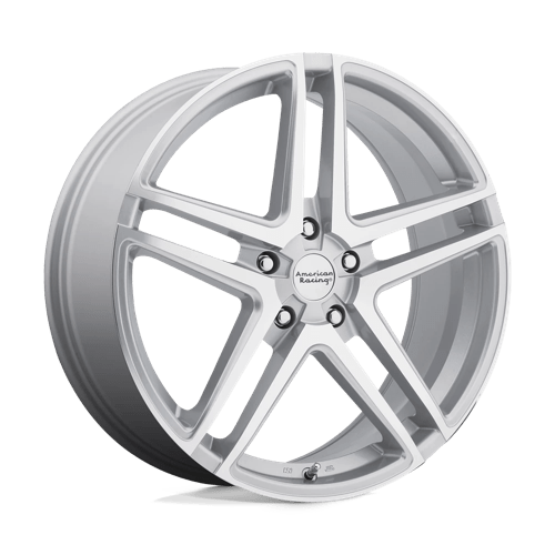 American Racing AR907 Silver Machined 17x7.5 +42 5x114.3mm 72.6mm - Wheelwiz