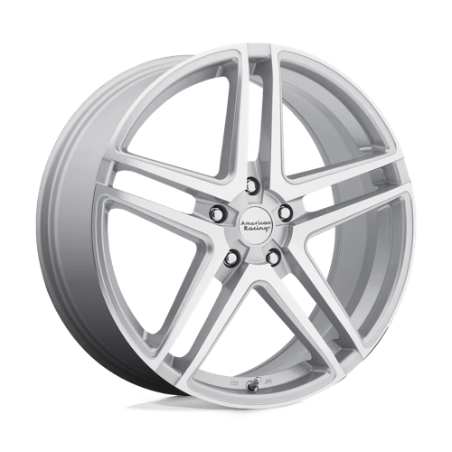 American Racing AR907 Bright Silver Machined Face 18x8 +40 5x120mm 74.1mm - WheelWiz