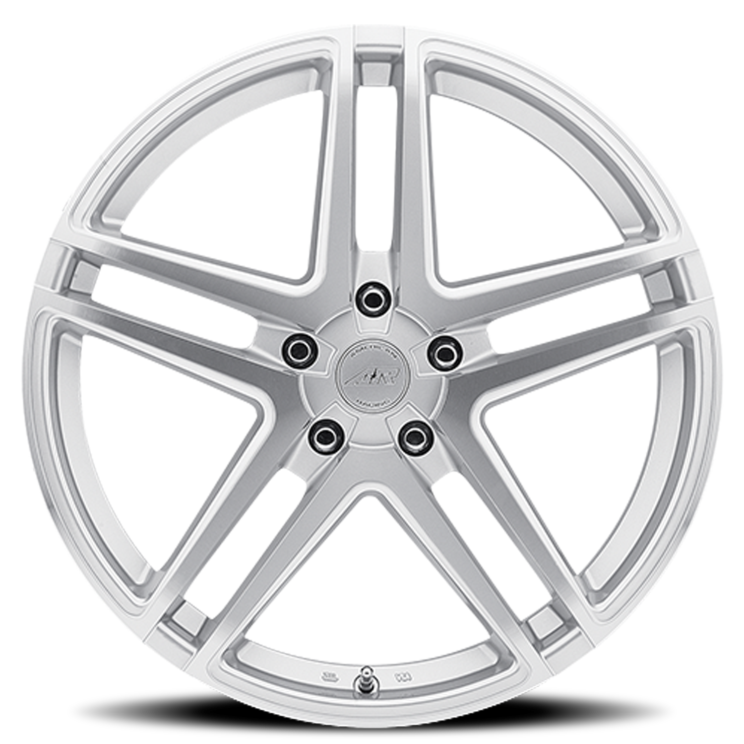 American Racing AR907 Bright Silver Machined Face 18x8 +40 5x120mm 74.1mm - Wheelwiz