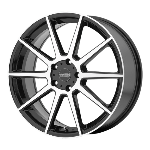 American Racing AR908 Gloss Black Machined Face 17x7.5 +42 5x114.3mm 72.6mm - WheelWiz