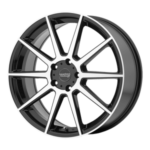 American Racing AR908 Gloss Black Machined Face 17x7.5 +42 5x114.3mm 72.6mm - WheelWiz