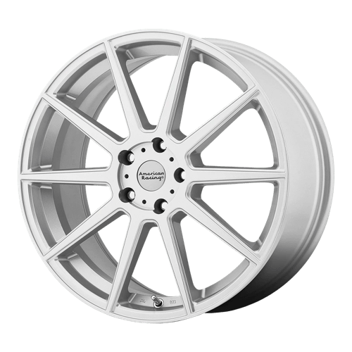 American Racing AR908 Silver With Machined Face 16x7 +40 5x115mm 72.6mm - WheelWiz