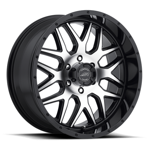 American Racing AR910 Gloss Black Machined 18x9 0 5x114.3mm 83.1mm - Wheelwiz
