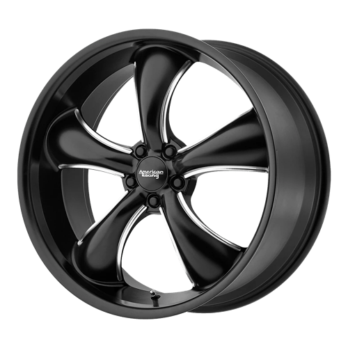 American Racing AR912 TT60 Satin Black Milled 22x11 +38 5x120mm 74.1mm - Wheelwiz