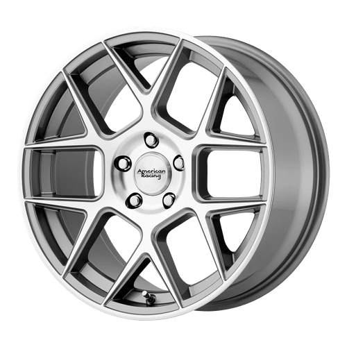 American Racing AR913 APEX Gun Metal Machined Face 20x9 +25 5x120mm 74.1mm - Wheelwiz