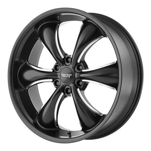 American Racing AR914 TT60 TRUCK Satin Black Milled 22x9 +15 6x139.7mm 106.1mm - WheelWiz