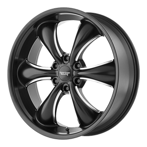 American Racing AR914 TT60 TRUCK Satin Black Milled 22x9 +15 6x139.7mm 106.1mm - WheelWiz