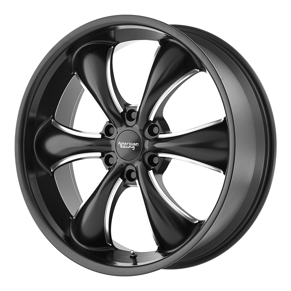 American Racing AR914 TT60 TRUCK Satin Black Milled 18x8.5 +15 6x139.7mm 106.1mm - WheelWiz