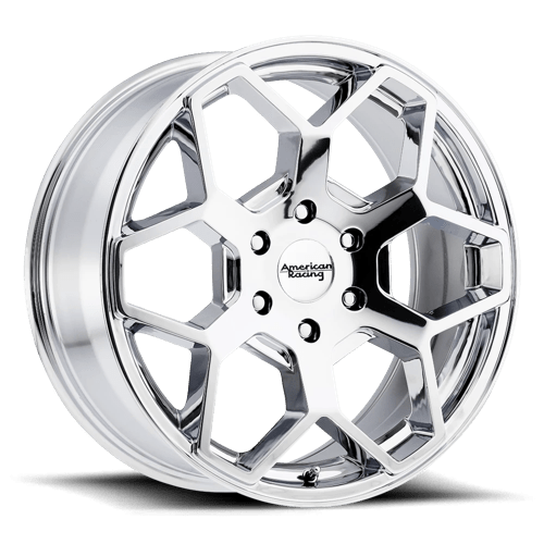 American Racing AR916 Chrome 22x9 +30 6x139.7mm 106.1mm - Wheelwiz
