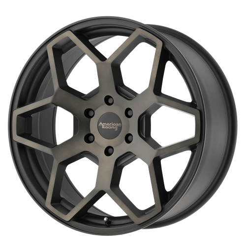 American Racing AR916 Satin Black W/ Dark Tint Cc 20x8.5 +15 6x139.7mm 106.1mm - Wheelwiz