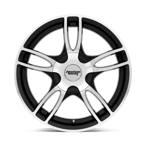 American Racing AR919 ESTRELLA 2 Gloss Black Machined 15x7 +35 5x100|5x105mm 72.6mm - Wheelwiz