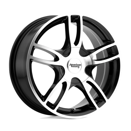 American Racing AR919 ESTRELLA 2 Gloss Black Machined 15x7 +35 5x100|5x105mm 72.6mm - Wheelwiz