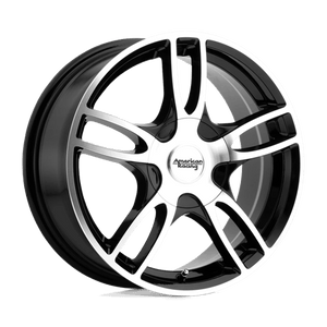 American Racing AR919 ESTRELLA 2 Gloss Black Machined 16x7 +40 4x100|4x114.3mm 72.6mm - WheelWiz