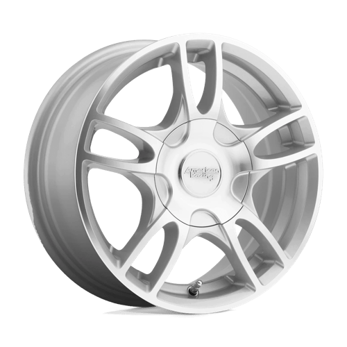American Racing AR919 ESTRELLA 2 Silver Machined 16x7 +40 5x100|5x105mm 72.6mm - WheelWiz