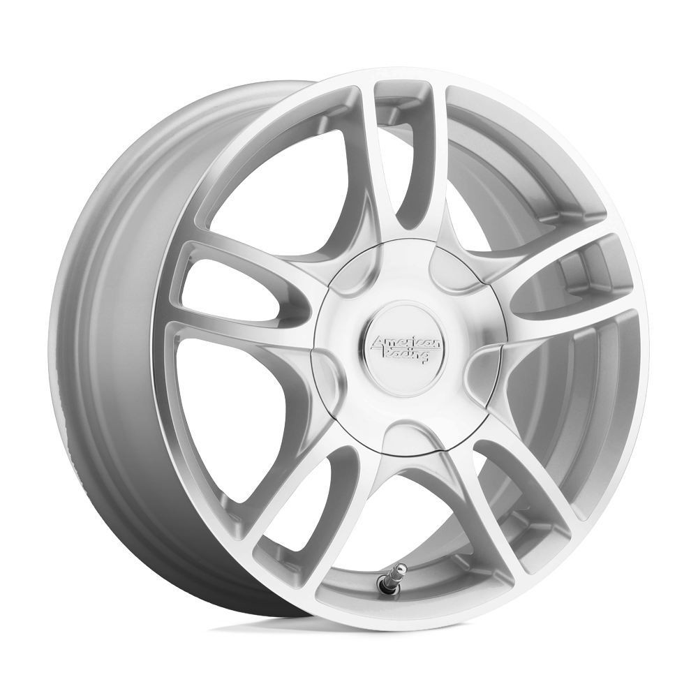 American Racing AR919 ESTRELLA 2 Silver Machined 16x7 +40 5x100|5x105mm 72.6mm - WheelWiz