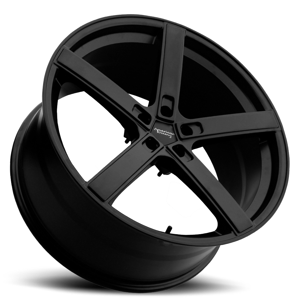 American Racing AR920 BLOCKHEAD Satin Black 22x10.5 +25 5x115mm 72.6mm - Wheelwiz