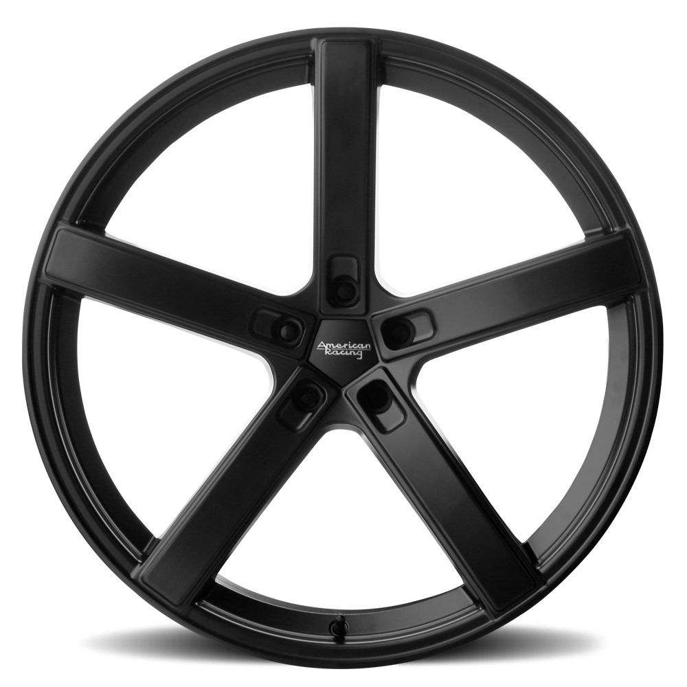American Racing AR920 BLOCKHEAD Satin Black 22x10.5 +25 5x115mm 72.6mm - Wheelwiz