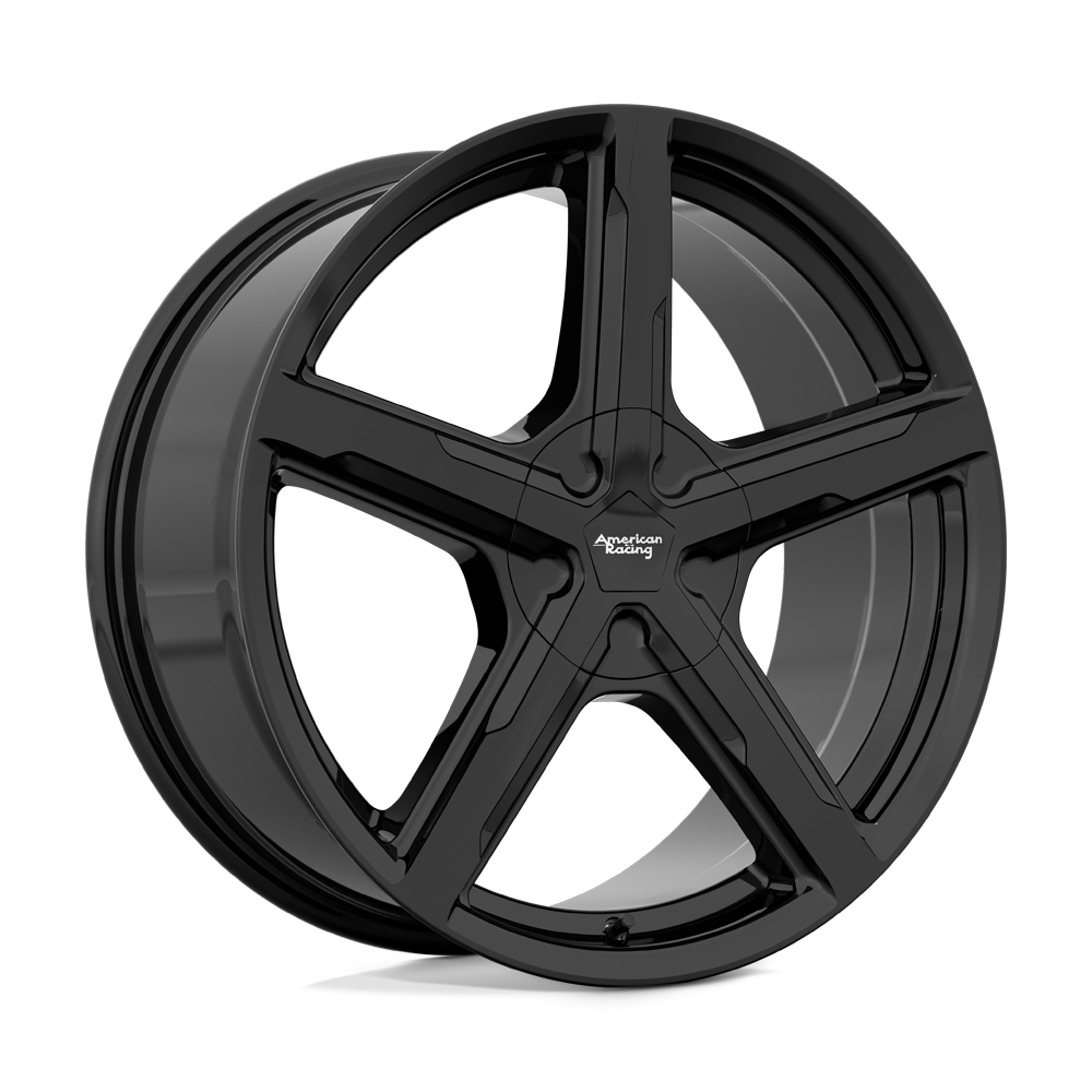 American Racing AR921 TRIGGER Gloss Black 18x8 +15 5x115mm 72.6mm - WheelWiz