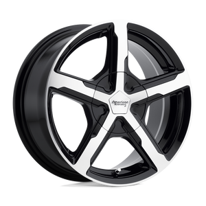 American Racing AR921 TRIGGER Gloss Black Machined 16x7 +40 5x114.3|5x120mm 74.1mm - WheelWiz