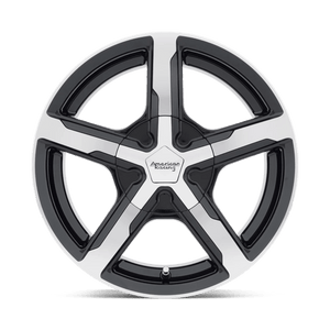 American Racing AR921 TRIGGER Gloss Black Machined 18x8 +15 5x108mm 72.6mm - Wheelwiz