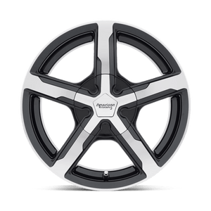 American Racing AR921 TRIGGER Gloss Black Machined 17x7 +40 5x115mm 72.6mm