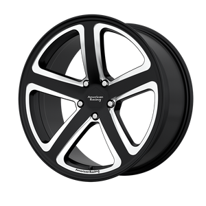 American Racing AR922 HOT LAP Satin Black Milled 18x8 +38 5x115mm 72.6mm - WheelWiz