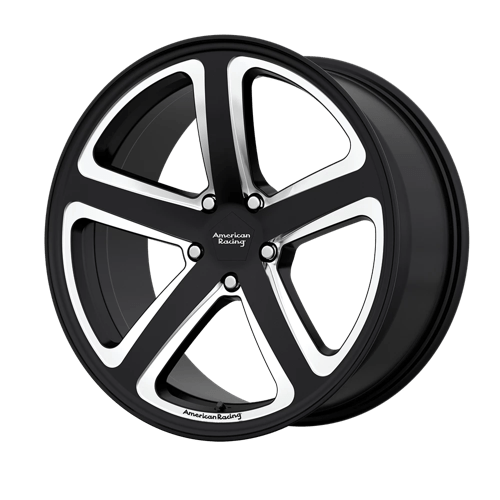 American Racing AR922 HOT LAP Satin Black Milled 20x10 +40 5x120mm 74.1mm - WheelWiz