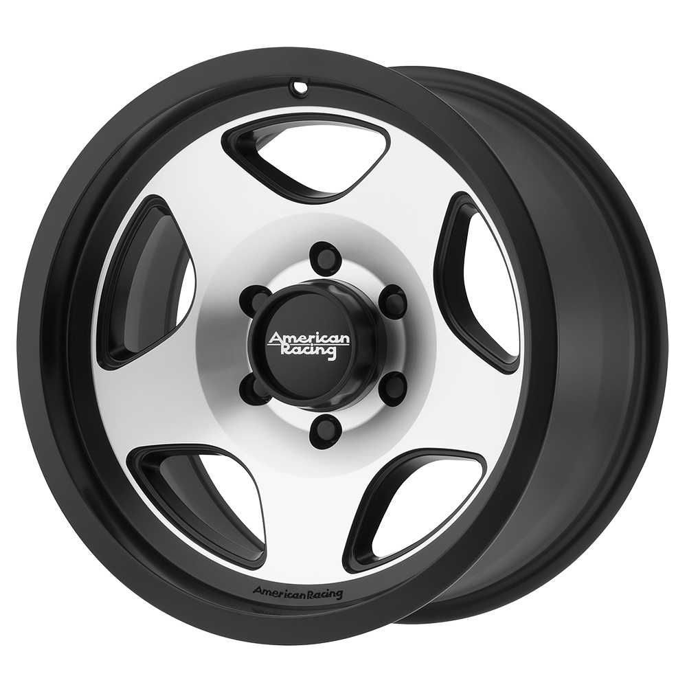 American Racing AR923 MOD 12 Satin Black Machined 15x8 -19 5x114.3mm 83.1mm - WheelWiz