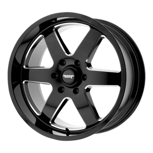 American Racing AR926 PATROL Gloss Black Milled 18x9 +12 8x170mm 130.8mm - WheelWiz