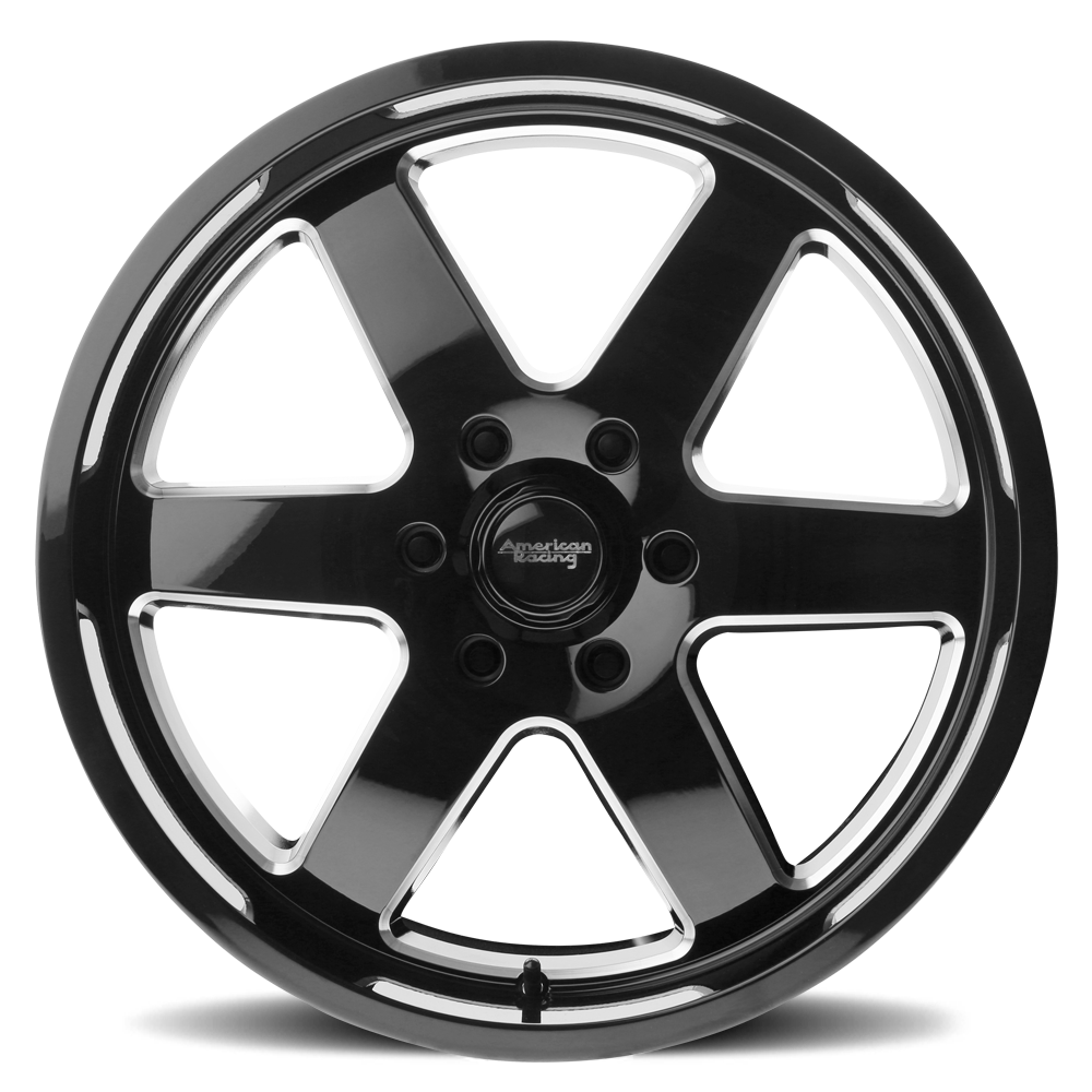 American Racing AR926 PATROL Gloss Black Milled 20x9 +12 6x135mm 87.1mm - Wheelwiz