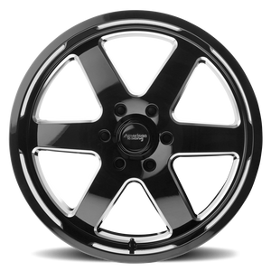 American Racing AR926 PATROL Gloss Black Milled 20x9 +12 6x135mm 87.1mm - Wheelwiz