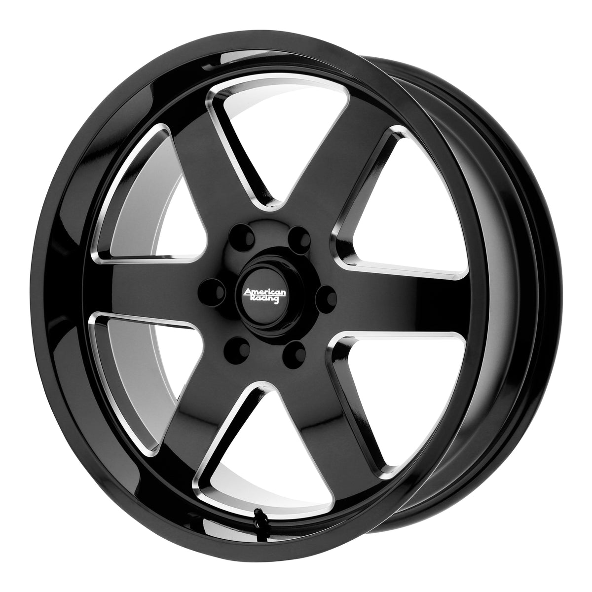 American Racing AR926 PATROL Gloss Black Milled 20x9 +12 6x135mm 87.1mm - Wheelwiz