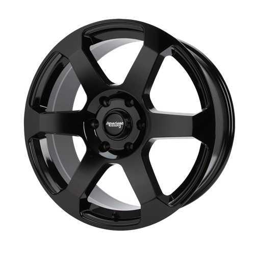 American Racing AR931 Gloss Black 18x8.5 +15 6x120mm 66.9mm - WheelWiz