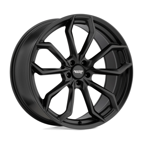 American Racing AR932 SPLITTER Satin Black 22x9 +20 5x120mm 74.1mm - WheelWiz