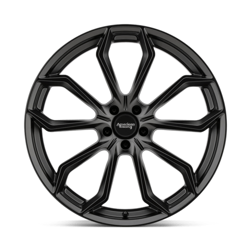 American Racing AR932 SPLITTER Satin Black 22x10.5 +25 5x115mm 72.6mm - Wheelwiz