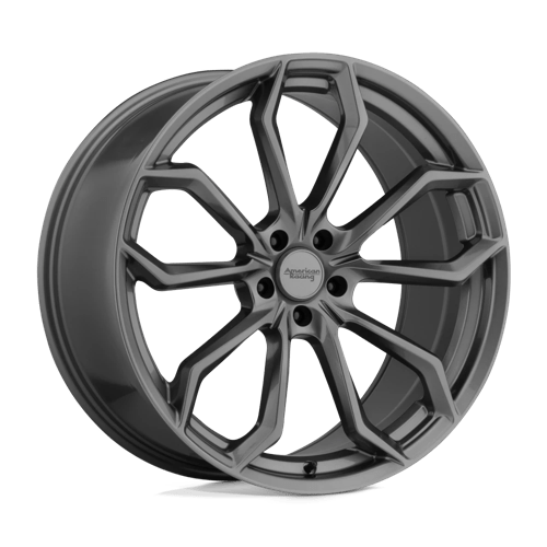 American Racing AR932 SPLITTER Graphite 22x10.5 +40 5x120mm 74.1mm - Wheelwiz